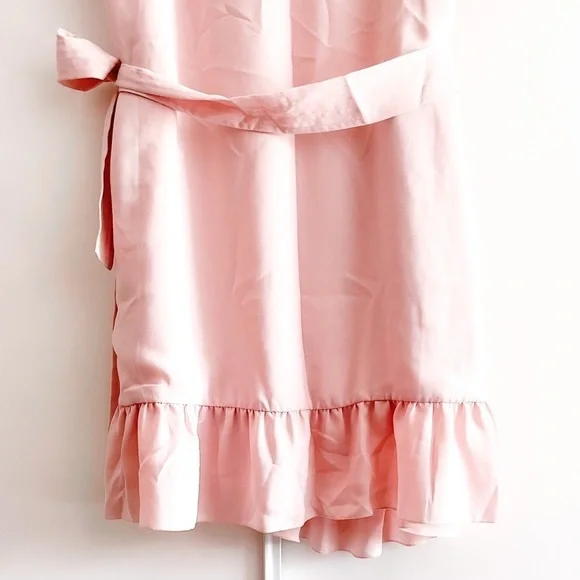 Aritzia Pink Ruffle Mini Dress - Picture 13 of 14
